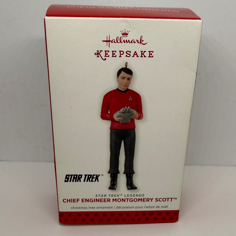2013 Hallmark Star Trek Legends Chief Engineer Montgomery Scott Ornament